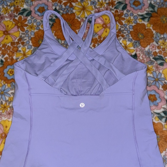 Lululemon Enhearten Tank Lilac size 10 - Picture 4 of 12